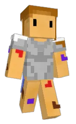 rajah and silver Minecraft skin — Classic model