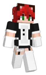 white and cod gray Minecraft skin — Classic model