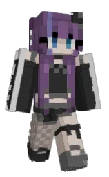 mine shaft and cod gray Minecraft skin — Classic model