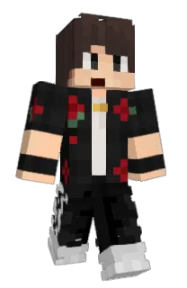Front of Danrique's skin