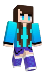 cedar and black Minecraft skin — Classic model