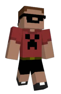 Front of Cahy's skin