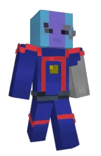 Front of pikutann's skin