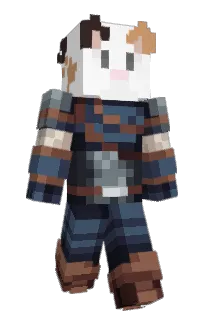Front of ikuzia's skin