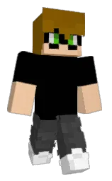 black and mine shaft Minecraft skin — Classic model — first worn by Rambocb2008