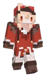 Rukasu_82's Minecraft skin wearing the Migrator cape