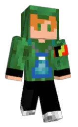 Booteilledo's Minecraft skin wearing the Pan cape