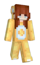 Eriamm's Minecraft skin wearing the Pan cape