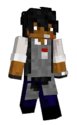 black and swiss coffee Minecraft skin — Slim model