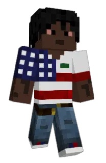 Front of SABBEST's skin