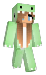 hellielli's Minecraft skin wearing the Pan cape