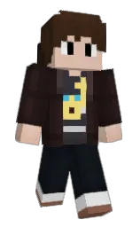RaytheExplorer's Minecraft skin wearing the Zombie Horse cape