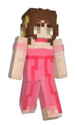 brink pink and cashmere Minecraft skin — Slim model