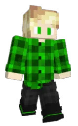 D34ragon's Minecraft skin wearing the Home cape