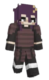 eggplant and mine shaft Minecraft skin — Slim model