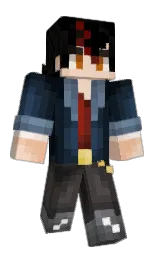 ebony and dune Minecraft skin — Classic model — first worn by Rocka_Wolfe