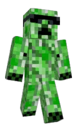 japanese laurel and black Minecraft skin — Classic model — first worn by MrHerminator