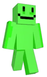 screamin' green and harlequin Minecraft skin — Classic model — first worn by MlodyRedbull