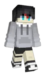 coconut cream and shark Minecraft skin — Slim model