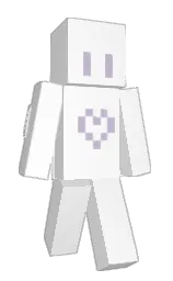 white and mischka Minecraft skin — Slim model