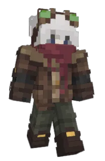 Front of OneInTheWorld's skin