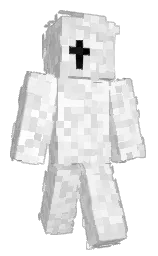 white and mercury Minecraft skin — Classic model