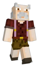 DoctorShnizzle's Minecraft skin wearing the Pan cape