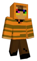 golden bell and tamarillo Minecraft skin — Classic model