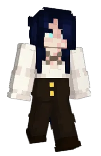 Front of Zephidae's skin