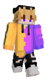Ame_abcde's Minecraft skin wearing the Mojang Office cape