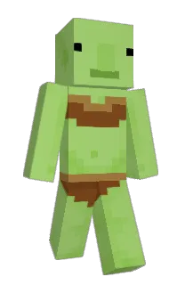 Front of Chrax's skin