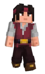 NeisonSlin's Minecraft skin wearing the Menace cape