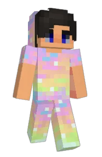 Front of rawcream's skin