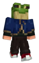 woodsmoke and blue zodiac Minecraft skin — Classic model — first worn by Joe_Mama63