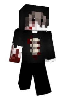 afraidofdark Minecraft avatar full body