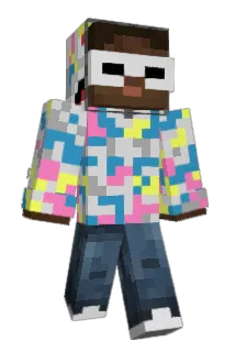afro_hamburguesa Minecraft avatar full body