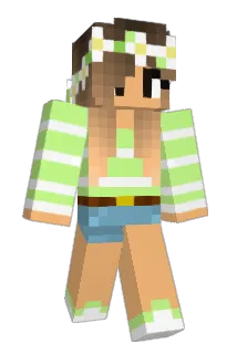 aglucena Minecraft avatar full body