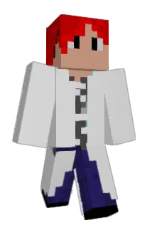 akaheddo Minecraft avatar full body