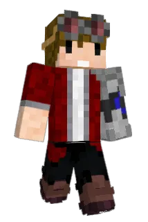 alkaxDxD Minecraft avatar full body