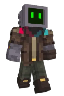 allokine Minecraft avatar full body