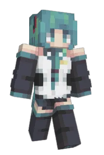 alubble Minecraft avatar full body
