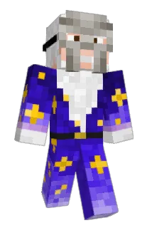 amGlitched Minecraft avatar full body