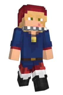 amigatux Minecraft avatar full body