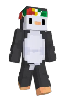 amounted Minecraft avatar full body