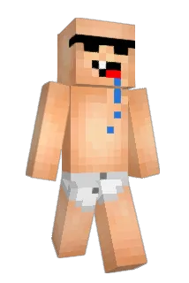 anassopjescherm Minecraft avatar full body