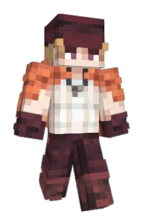 anencephaly Minecraft avatar full body