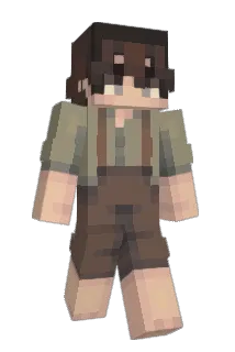 angloelf Minecraft avatar full body