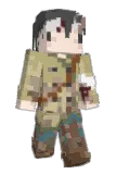 animagenta Minecraft avatar full body
