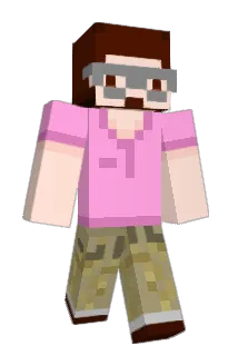 aquoops Minecraft avatar full body