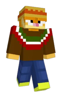 armoredgarfield Minecraft avatar full body